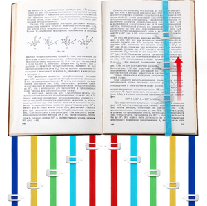 Signet à bande élastique créative planificateur livre de lecture pointeur en métal signet - Product Image 4