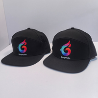 Polyester Sport Plain Waterproof Custom Golf Hole Structure Hats Snapback Hat Flat Brim Perforated Baseball Cap