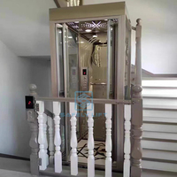Ascenseur en verre pour toute la villa, adapté et de haute qualité, sécurité, charge, vitesse