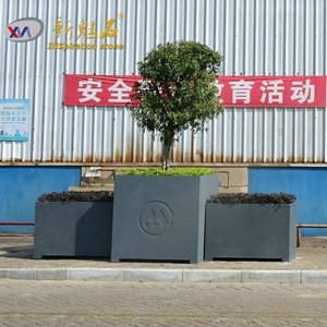 Macetas Artísticas de Piedra Mágica GRC, de Alta Resistencia, para Exteriores, Ingeniería Municipal - Product Image 2