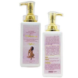 Loción corporal blanqueadora de marca privada, Crema corporal hidratante profunda de piel más radiante, superbrillante, 500ml - Product Image 1
