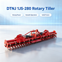 1JS-280 Cultivateur rotatif agricole, batteur de rizière, attache de tracteur pour le traitement du sol des rizières