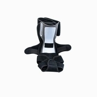 Attelle orthopédique professionnelle noire pour l'hiver, stabilisateur de pied, support nocturne pour entorse de la cheville et expansion plantaire, unisexe