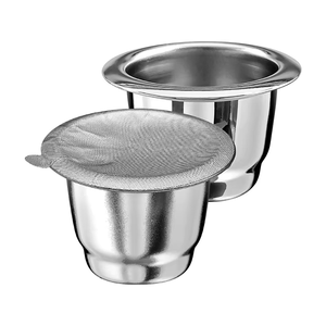 Kit de Cápsulas de Café Reutilizables KC131-2, Ecológicas, de Acero Inoxidable, para Máquina <span class=keywords><strong>Nespresso</strong></span>, Filtro de Café Espresso, <span class=keywords><strong>Barista</strong></span> - Product Image 3