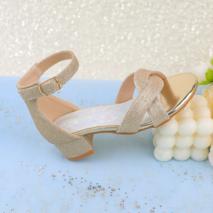 Nouvelles sandales <span class=keywords><strong>à</strong></span> <span class=keywords><strong>talon</strong></span> bloc pour petites filles 2025 – Idéales pour les fêtes, mariages, spectacles de danse et anniversaires – Tendance mode estivale - Product Image 3