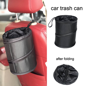 Xe Gấp Lưu Trữ Bin Biểu Tượng Tùy Chỉnh Oxford Có Thể Gập Lại Mini Xách Tay Xe Treo Túi Rác Thùng Rác Có Thể - Product Image 5