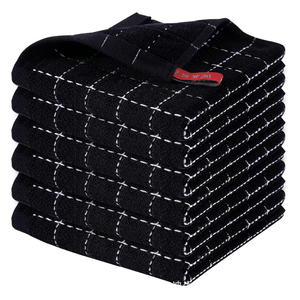 Chiffon de cuisine 100% coton <span class=keywords><strong>pour</strong></span> éliminer l'huile et la saleté, idéal <span class=keywords><strong>pour</strong></span> essuyer les nappes, serviette de vaisselle ménagère - Product Image 3