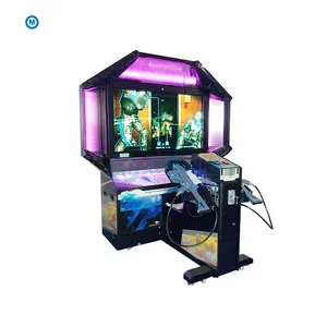 Machine de jeu vidéo de tir de pistolet de simulateur d'arcade fantôme de 55 pouces