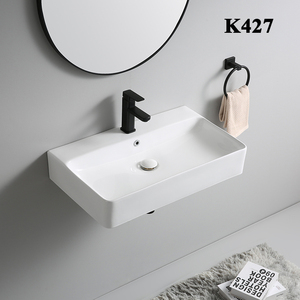 <span class=keywords><strong>Lavabo</strong></span> da Parete in Ceramica per Alta Temperatura, Lavandino Rettangolare di Grandi <span class=keywords><strong>Dimensioni</strong></span> per <span class=keywords><strong>Bagno</strong></span> - Product Image 4