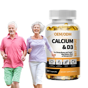 Cápsulas de Gel Suave de Magnesio y Zinc, Complejo de Apoyo Inmunológico, Suplemento de Calcio y Vitamina D3 en Cápsulas de Gel Suave, Suplemento para la Salud Ósea en Adultos - Product Image 1