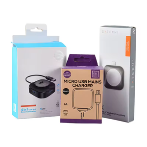 Caja de Embalaje Personalizada para Accesorios de Teléfono Móvil, Caja de Regalo Plegable Impresa, Caja de Embalaje para Fundas de Teléfono - Product Image 3