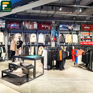 Exhibidores de Ropa Modernos para Minoristas, Mostrador de Ropa, Mueble de Exhibición de Vidrio para Tiendas - Product Image 1