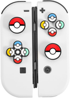 Joy-con boutons autocollant ensemble pour Nintendo Switch OLED Lite contrôleur Joycon personnalisé pouce poignée casquettes accessoires de jeu