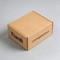 Caja de Embalaje de Transporte Personalizada al por Mayor, Cajas de Correo para Pequeñas Empresas, Impresión con Tinta de Soja, Caja Plegable de Papel Corrugado para Vestidos