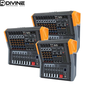 เครื่องผสมเสียงระดับมืออาชีพแบบครอสบอร์เดอร์ พร้อมแอมพลิฟายเออร์ในตัว รวมเอฟเฟกต์ DSP 99 แบบในตัว รองรับ USB บลูทูธ และรีเวิร์บ - Product Image 1