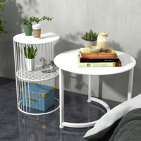 Table basse incurvée en métal noir, mobilier moderne, vente en gros,