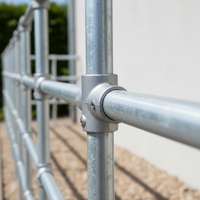 Colliers de serrage en fonte malléable, raccords de tuyauterie galvanisés, connecteurs de composants de cadre pour la connexion des structures