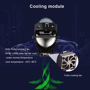 Sanvi Hella-Bi LED <b>Projector</b> Lens 5500K Hi/Low Beam Universal Car 42w Flat Cutting LHD Auto <b>Lighting</b> System Lens Lamp - Product Image 6