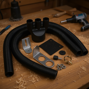 Kit de Extracción de Polvo de 3 Vías DeWalt para Colector de Polvo de Uñas, Juego de 3 Mangueras de Entrada - Product Image 3