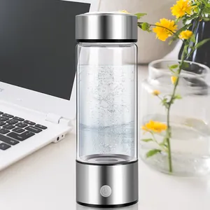 ホット販売2024水素発生器カップ水フィルター430MLアルカリメーカー水素リッチ水ポータブルボトル純粋なH2電気分解