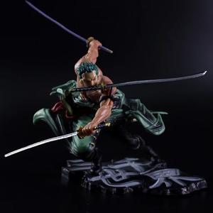 <span class=keywords><strong>One</strong></span> Pieced <span class=keywords><strong>POP</strong></span> Chapeau de paille Crew <span class=keywords><strong>Zoro</strong></span> Battle Santoryu Ougi GK Hunter Statue Modèle Boxed Collectible Anime Figure Desktop Decoration - Product Image 4