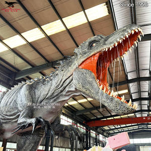 Figurine réaliste en résine souple de <span class=keywords><strong>dinosaure</strong></span> <span class=keywords><strong>Indominus</strong></span> <span class=keywords><strong>Rex</strong></span> pour enfants, idéale pour centres commerciaux, décoration intérieure et cadeau photographique - Product Image 4