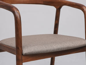 <span class=keywords><strong>Pas</strong></span> <span class=keywords><strong>cher</strong></span> prix moderne solide noyer bois hôtel meubles de jardin dîner en bois cuisine Restaurant à manger chaise - Product Image 6