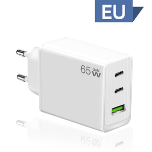 Cargador de nitruro de galio (GaN) de 65W con certificación CE, cargador de pared de carga rápida para teléfono móvil, adaptador para portátil, compatible con iPhone 14ProMax - Product Image 4