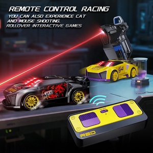 Coche de Carreras RC 2.4G 3 en 1 con Disparo Láser, Seguimiento Infrarrojo, Juguete de Batalla, Coche de Control Remoto Interactivo para Padres e Hijos, para Niños - Product Image 6