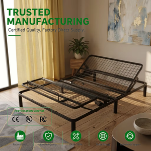 Base de <span class=keywords><strong>Cama</strong></span> Eléctrica Ajustable Tanhill, Fabricante OEM, Estructura de Metal para Camas Queen y King Size - Product Image 1