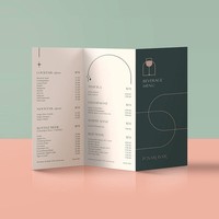 Service d'impression personnalisée de menus de restaurant et de prospectus commerciaux, impression haute définition, fournisseur en gros pour la promotion