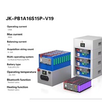 Smart Active Balancer BMS 8S-16S 150A 1A Balance LiFePO4 Inverter Penyimpanan Energi Surya JIKONG JK-PB1A16S15P Grosir Pabrik
