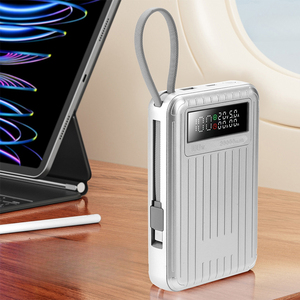 100W Laptop Power Bank 20000mAh High-Capacity Built-in Cable Type-<b>C</b> <b>Charging</b> Digital Display Portable Power Bank - Product Image 1