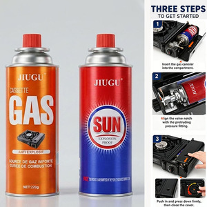 Cartouche de gaz butane portable de haute qualité en gros, 220g 227g, cylindre de gaz combustible à combustion propre pour l'aventure en plein air et les pique-niques - Product Image 6