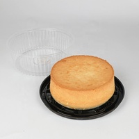 Boîte à gâteau jetable en plastique PET de 8 à 14 pouces Rectangle PET/PP Matériau Pain Salade de fruits Dessert Biscuit Emballage Manipulation par estampage