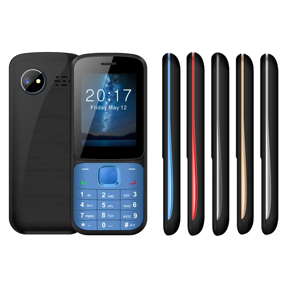 DG2403 New 2G GSM Feature Mobile Keypad Bar Phones 2.4 "Big Buttons Stereo FM mit Camera Manufacturer