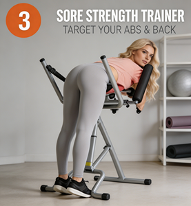 Appareil de musculation multifonctionnel en acier pour les épaules, usage domestique, entraîneur de levage des épaules et de pompes - Product Image 3