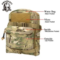 Mini Taktischer Wasser-Rucksack Trinkblase Wasserbehälter MOLLE Hydratationspack für Taktische Weste
