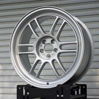 Rines Clásicos de Aleación Forjada, Diseño Multirradio Cóncavo Profundo, Color Plata, 5x114.3, Ligeros, Suministro al por Mayor para Talleres de Tuning