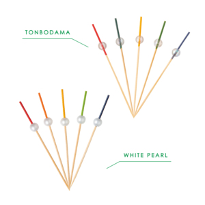 Brochettes de bambou décoratives importées du Japon 5cm ~ 15cm pour hamburgers outil de cuisson en bois Standard - Product Image 3