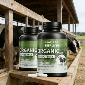 Cápsulas de Hígado de Res Halal OEM de China, Mejoran la Inmunidad, 60 Cápsulas, Alimentadas con Pasto, para Adultos - Product Image 2