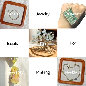 Cuentas <span class=keywords><strong>de</strong></span> jade teñidas <span class=keywords><strong>de</strong></span> color rosa morganita al por mayor, cuentas redondas lisas <span class=keywords><strong>de</strong></span> 2x6 mm <span class=keywords><strong>para</strong></span> la fabricación <span class=keywords><strong>de</strong></span> joyas, pulseras y <span class=keywords><strong>collares</strong></span> - Product Image 6