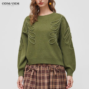 Pull en cachemire super doux pour femme, style confortable pour la maison, vêtements de détente, tricot, pull tricoté - Product Image 1