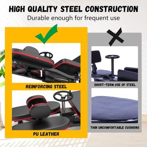 CZFIT Adjustable Steel Pro Leg Stretcher <b>Machine</b> Home Gym Training Equipment for Fitness Exercise Leg <b>Stretch</b> Split Foam ABS PP - Product Image 3