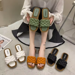 Noi popolari <span class=keywords><strong>sandali</strong></span> piatti per le donne belle Slip-On Zapatillas De Mujer per l'estate e l'autunno - Product Image 2