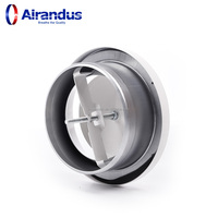 NOUVEAU HVACR EVF Valve d'air d'échappement en métal Diffuseur d'air Grille d'air de retour Ventilation ronde Hvac Top Choice