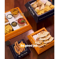 Neue 3-lagige Karton-Pyramidenbox für Lebensmittel, zum Mitnehmen, für Grazing Boards, in Pyramidenform, Individuelle Verpackungsbox für Kuchen und Desserts für Catering