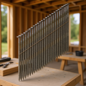 Clous autocollants soudés à la filière, profil lisse poli, longueur 2-1/2 pouces, pour l'encadrement et la construction - Product Image 3