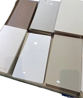 MDF Directo de Fábrica, Película PET de Alto Brillo, Diversos Colores, MDF Mate Liso, Tablero de Fibra de Alta Densidad con Sensación de Piel, Melamina E1