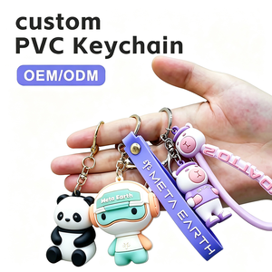 Llavero de Mascota 3D Personalizado de PVC, Fabricante OEM, Figura de Goma Suave, Llavero con Logotipo Personalizado, Regalos Promocionales Ecológicos, Artículos de Marca - Product Image 1